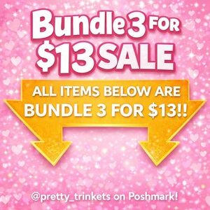 Items Below are 3 for $13!